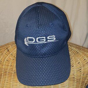 Men's DGS Ball Cap in Navy Blue w/White Letters - OS